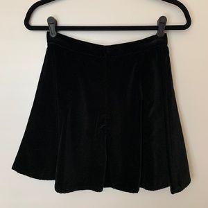 Rag & Bone Pleated Velvet Mini Skirt | Small